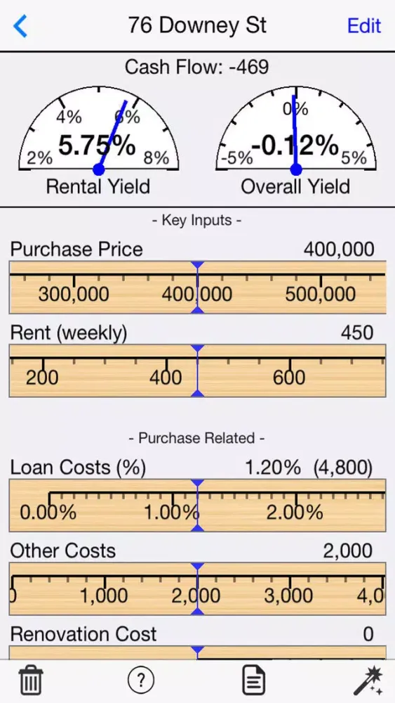 Скриншоты Rental Property Selector (Rental Yield Calculator)
