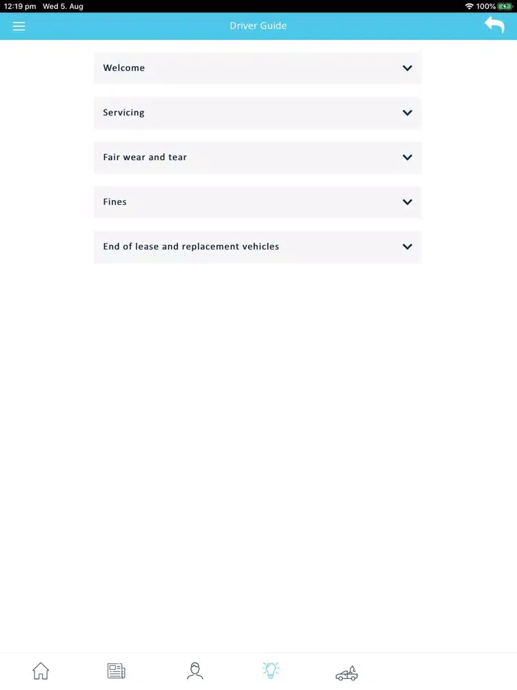 Interleasing Driver Assist iPad  Ekran Görüntüleri