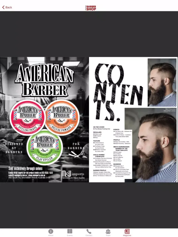 Barbershop iPad  Ekran Görüntüleri