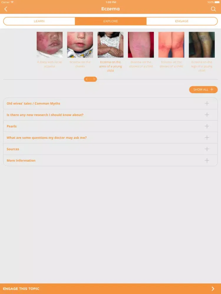 MyKidsTips - Health Information at Your Fingertips iPad  سکرین شاٹس