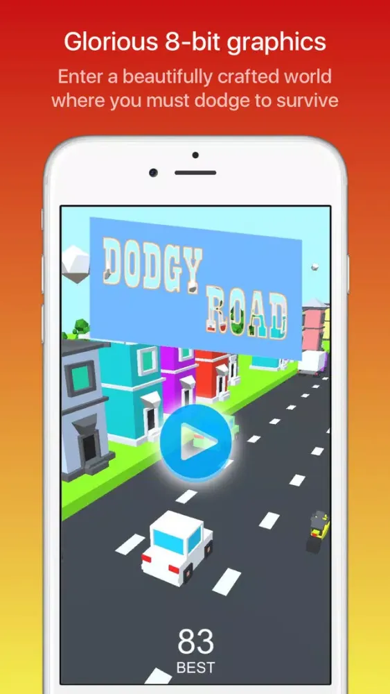 Dodgy Road - FREE Endless Arcade Obstacle Challenge Game Screenshots