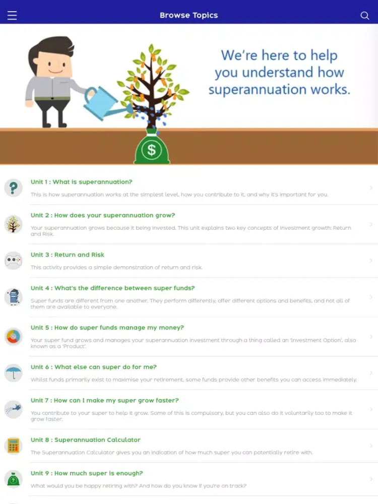 UnderstandingSuper iPad  سکرین شاٹس