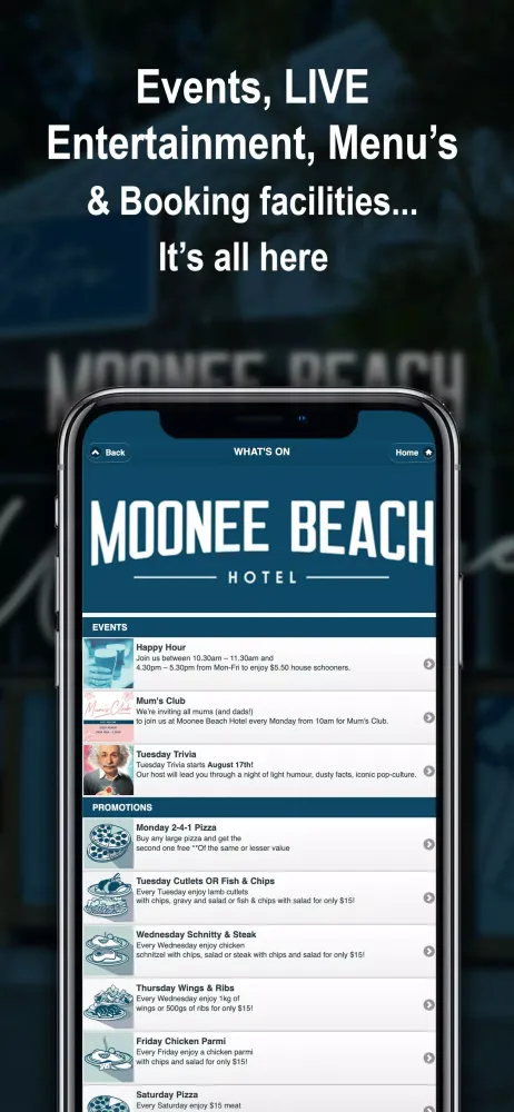 Moonee Beach Hotel 스크린샷