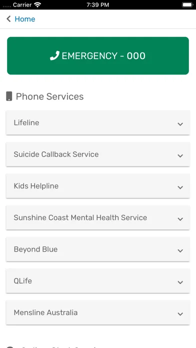 iHelp Sunshine Coast Ekran Görüntüleri