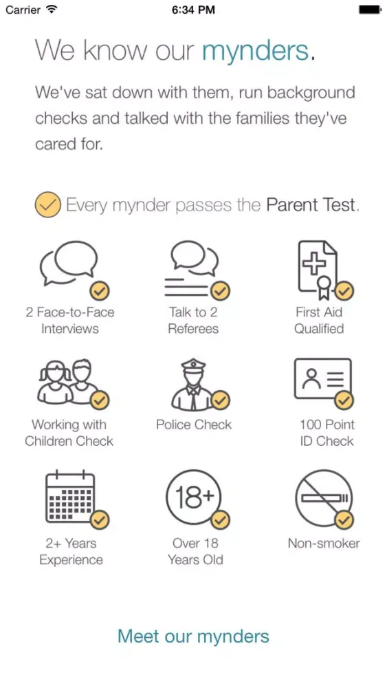 تصاویر Mynder-Book babysitters easily