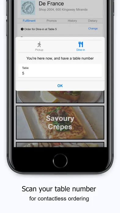 Capturas de pantalla de mypreorder - food & drink