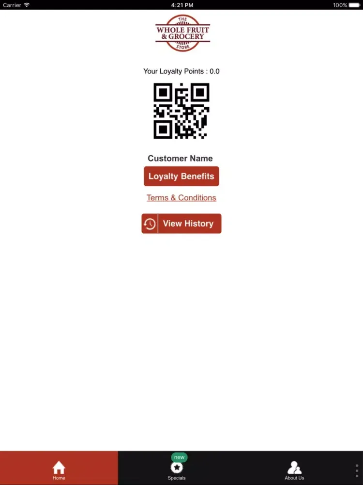 Whole Fruit & Grocery Store iPad 应用截图