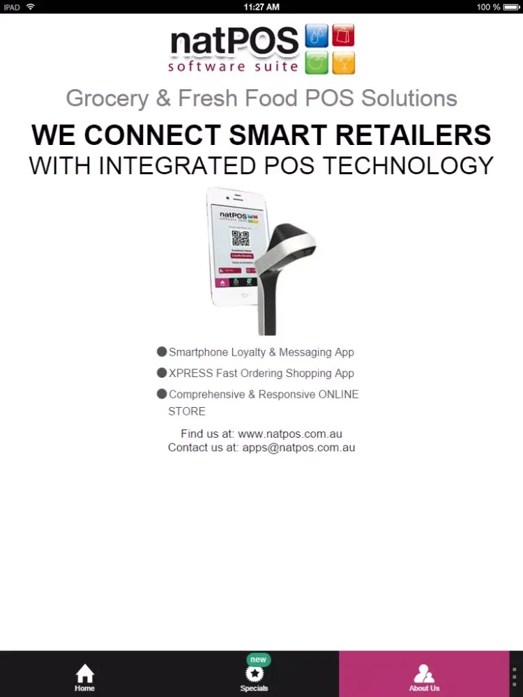 natPOS Loyalty iPad 应用截图