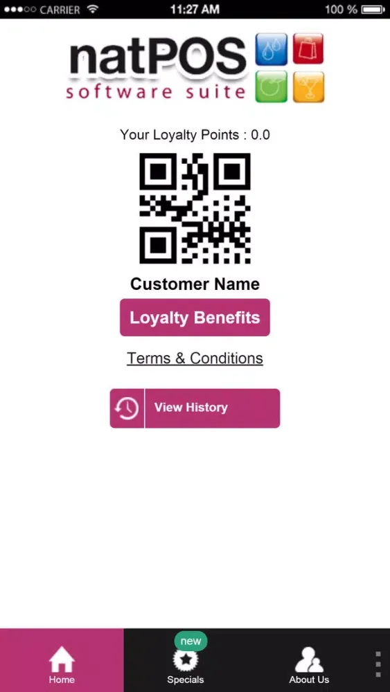 natPOS Loyalty应用截图