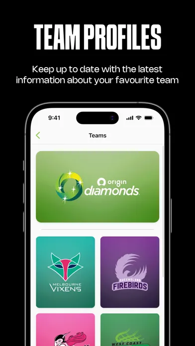Captures d'écran de Netball Live Official App