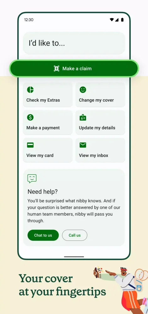 nib Health Screenshots