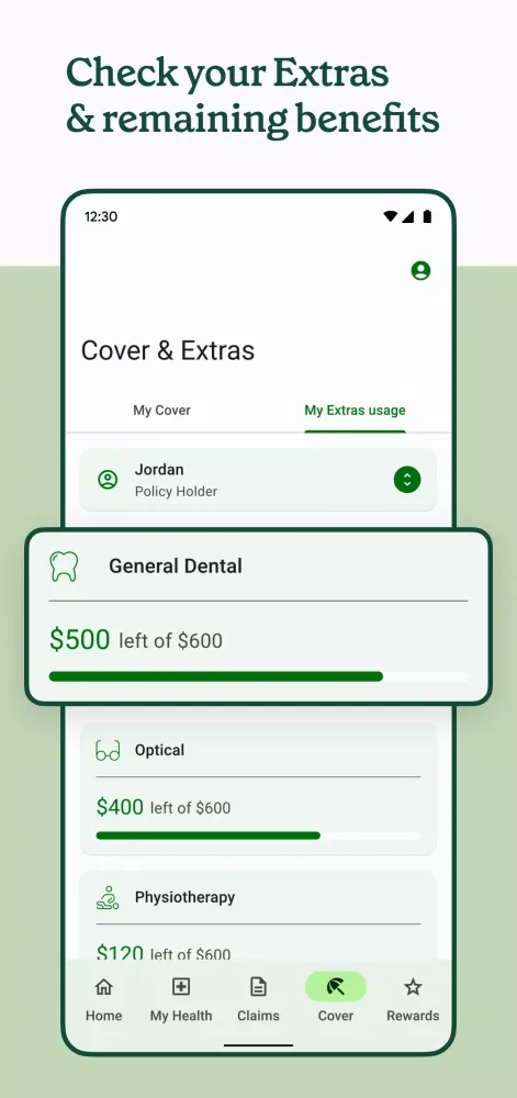 nib Health Screenshots