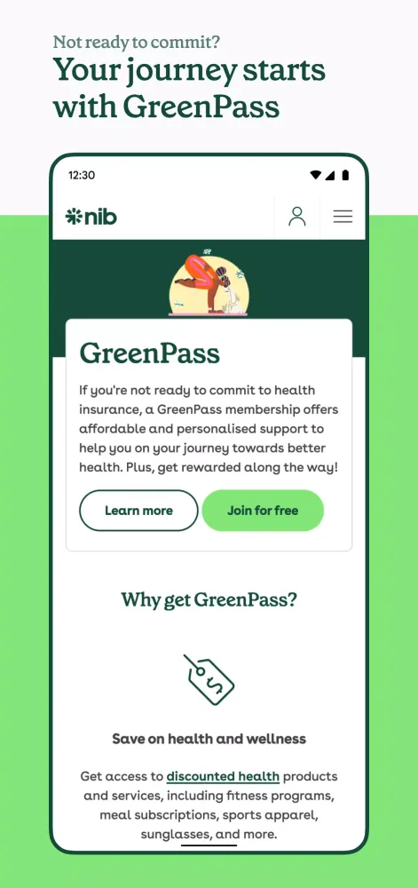 nib Health Screenshots