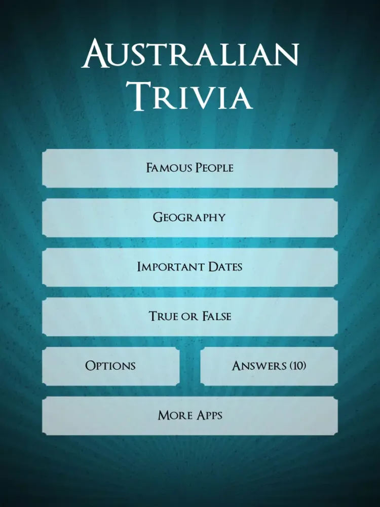 Captures d'écran de Trivia Master - Australia iPad 