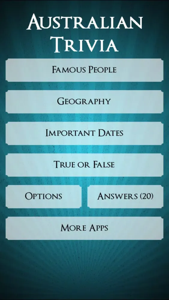 Captures d'écran de Trivia Master - Australia
