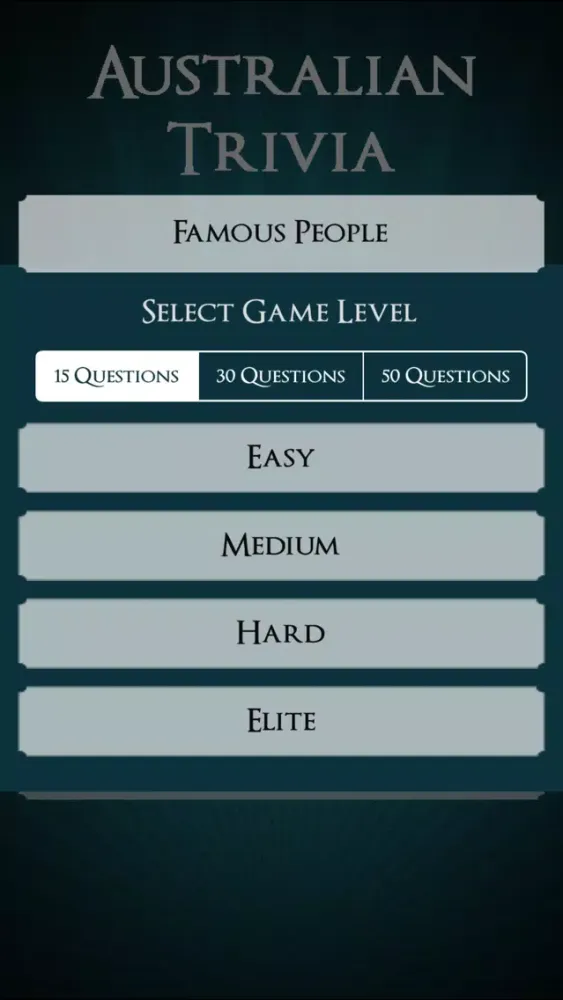 Captures d'écran de Trivia Master - Australia