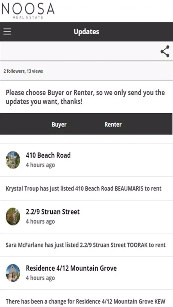 Скриншоты Noosa Real Estate