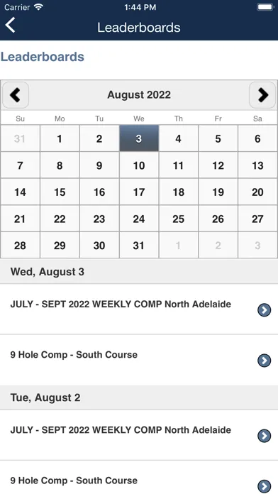 North Adelaide Golf Course App應用截圖
