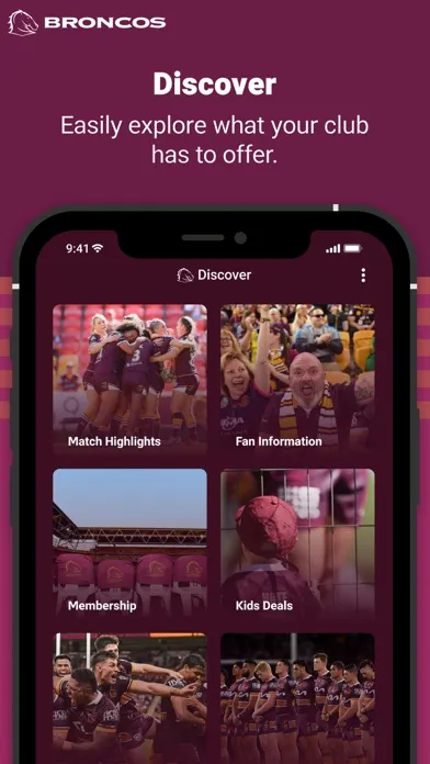 Capturas de tela do Brisbane Broncos