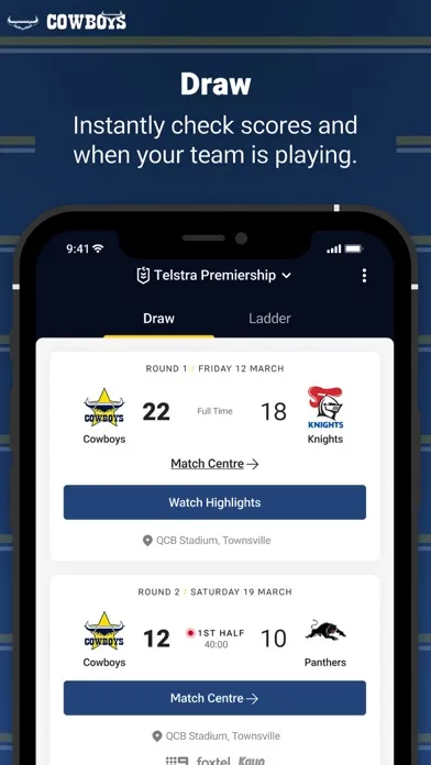 North QLD Cowboys স্ক্রিনশট