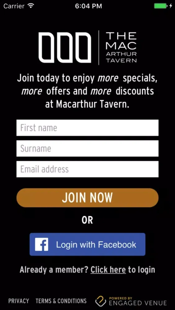 Tangkapan layar My Macarthur