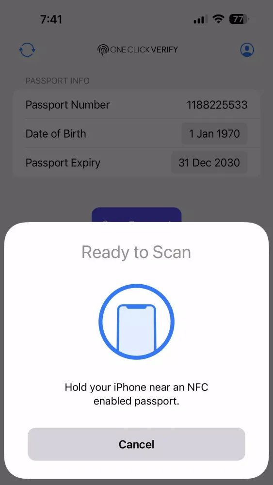 One Click Verify應用截圖
