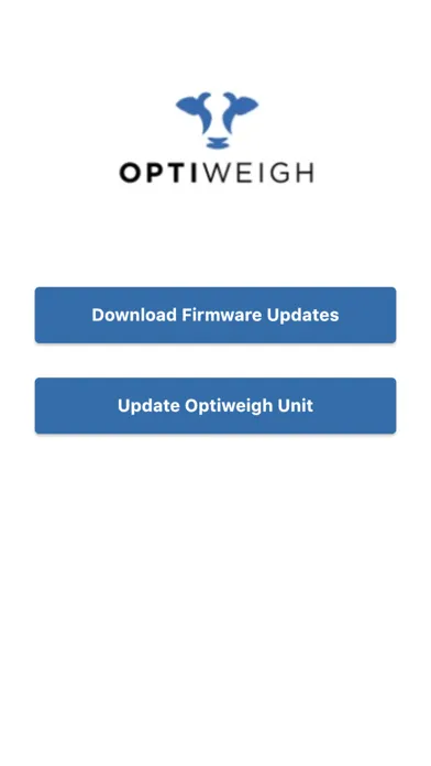 Optiweigh Firmware Updater Ekran Görüntüleri