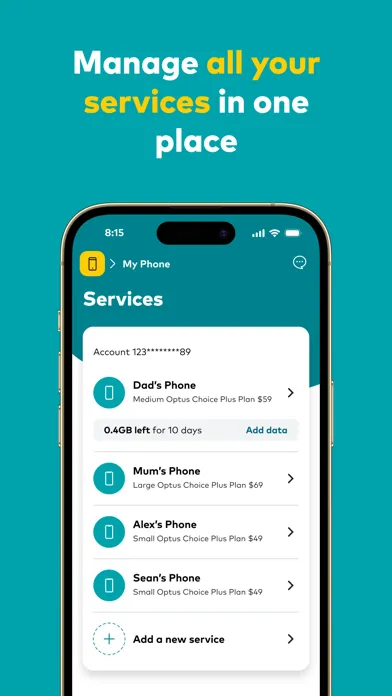 My Optus应用截图