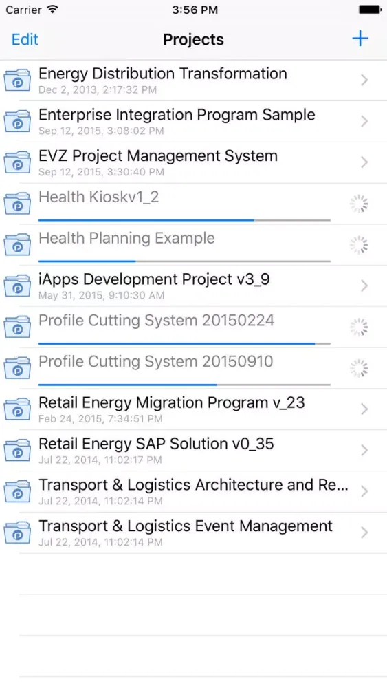 iProject (mobile)应用截图