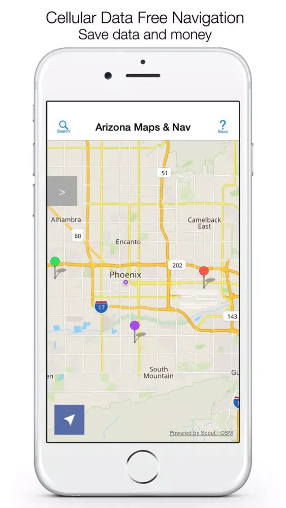 Скриншоты Arizona Offline Maps