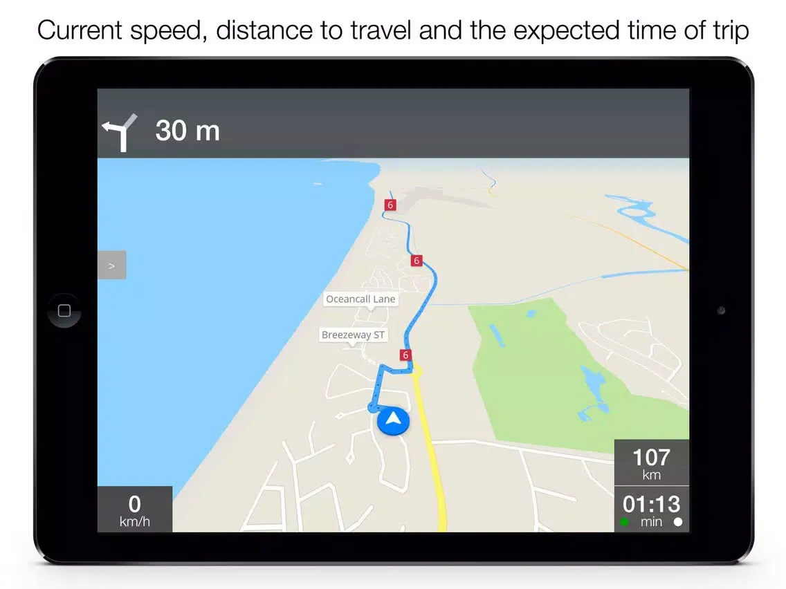 Tangkapan layar California Offline Maps iPad 