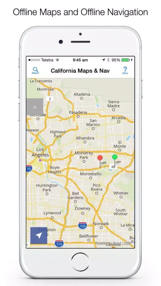 Tangkapan layar California Offline Maps