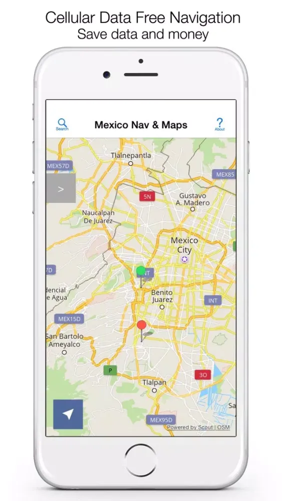 Mexico Offline Maps & Offline Navigation应用截图
