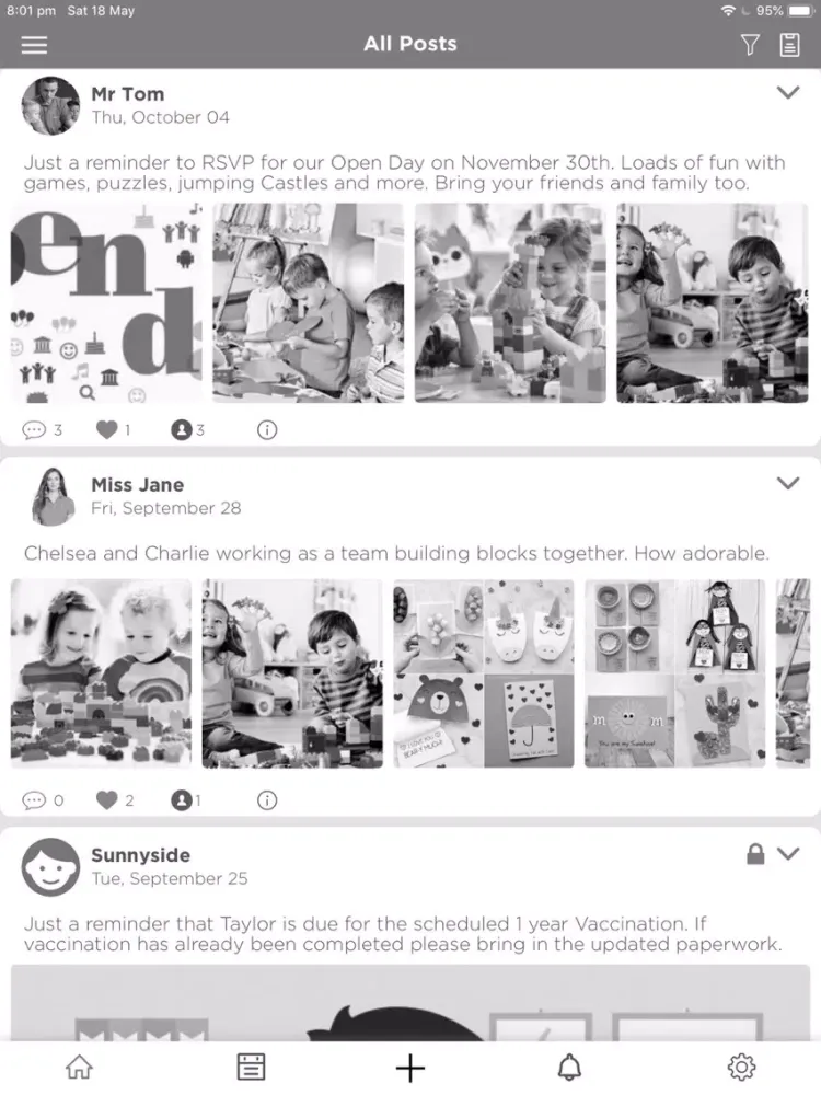 ภาพหน้าจอของ Bright Beginnings Learning Ctr iPad 