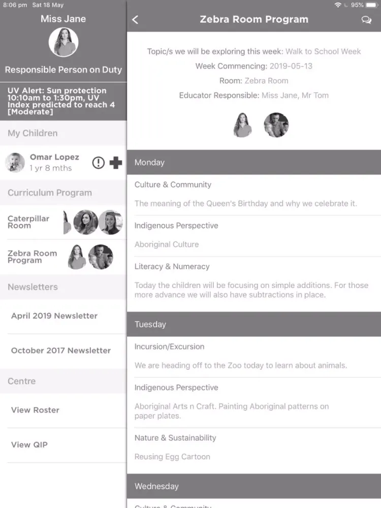 ภาพหน้าจอของ Bright Beginnings Learning Ctr iPad 