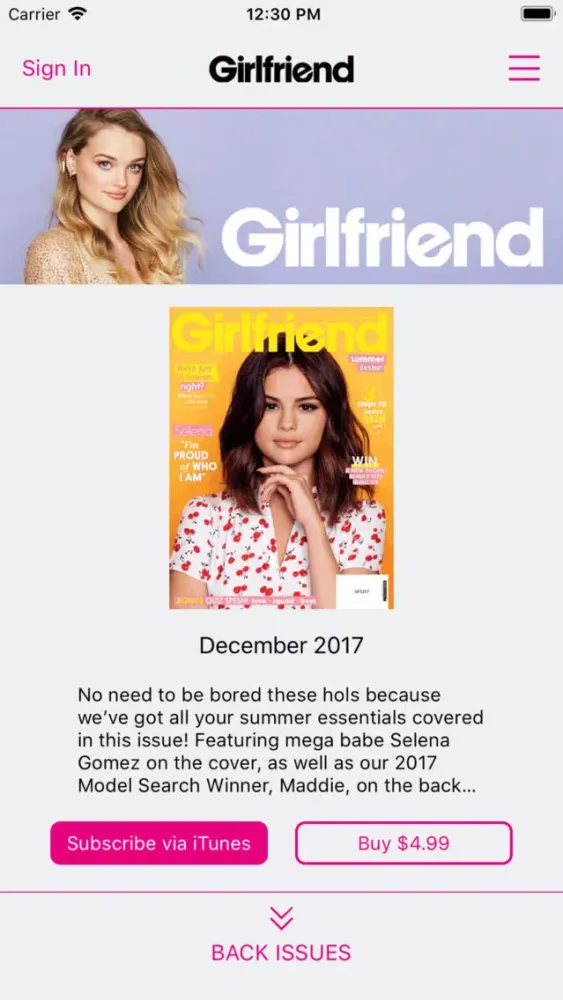 Girlfriend Mag Ekran Görüntüleri