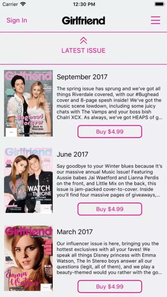 Girlfriend Mag Ekran Görüntüleri
