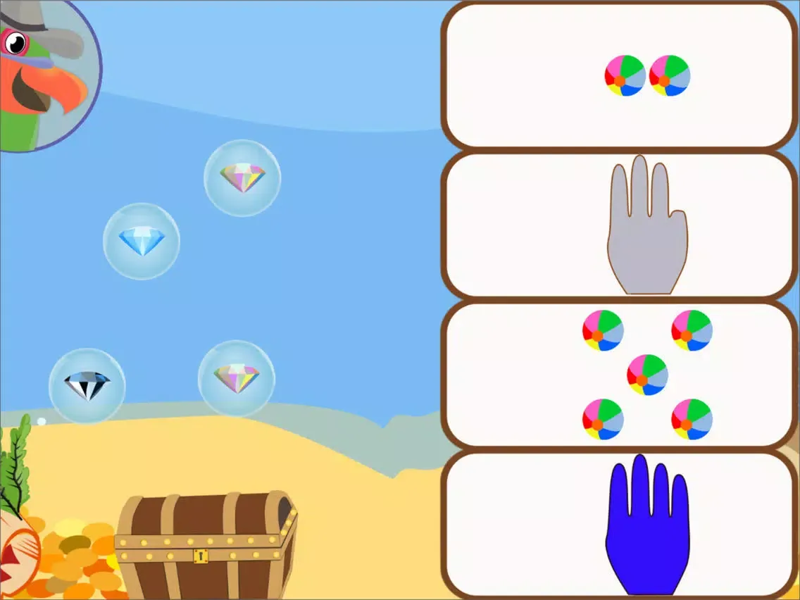ParrotFish - Early Maths iPad  سکرین شاٹس