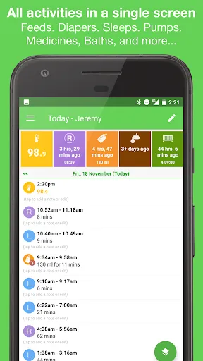 Capturas de pantalla de Feed Baby Pro - Baby Tracker