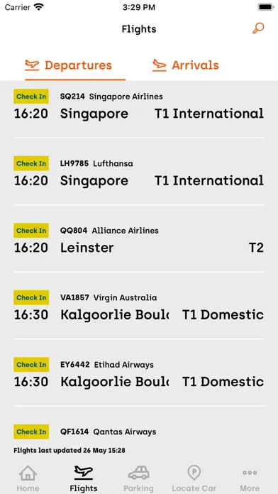 Perth Airport سکرین شاٹس