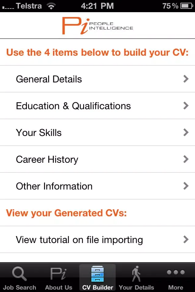 People Intelligence Screenshots