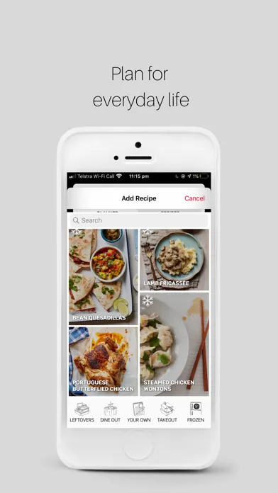 Plan Buy Cook meal planner स्क्रीनशॉट