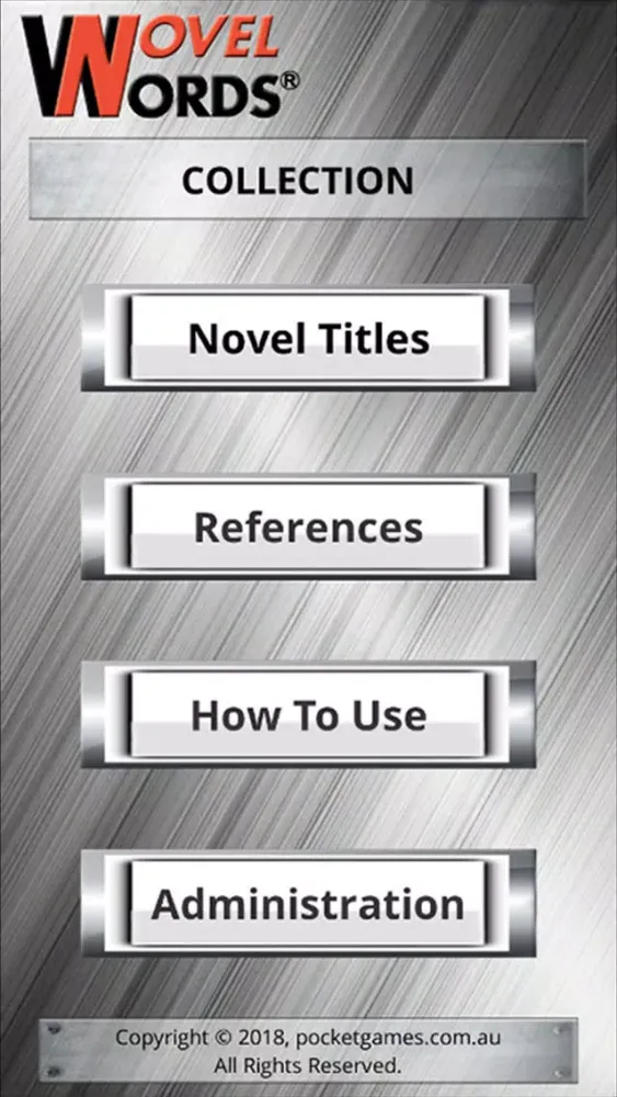 Novel Words Collection应用截图