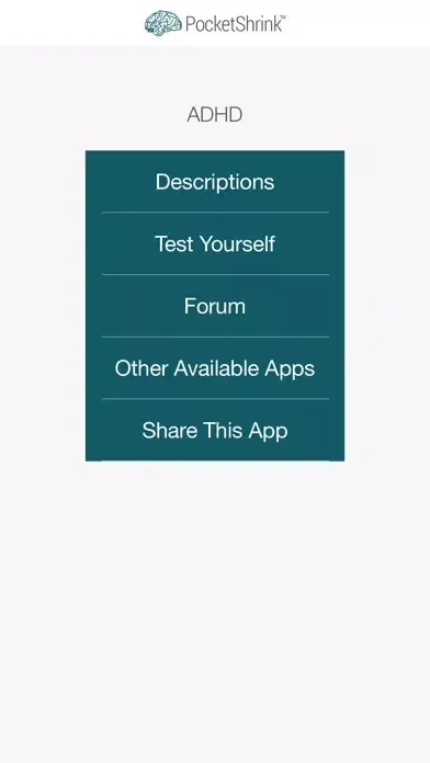 Attention Deficit ADHD Test應用截圖