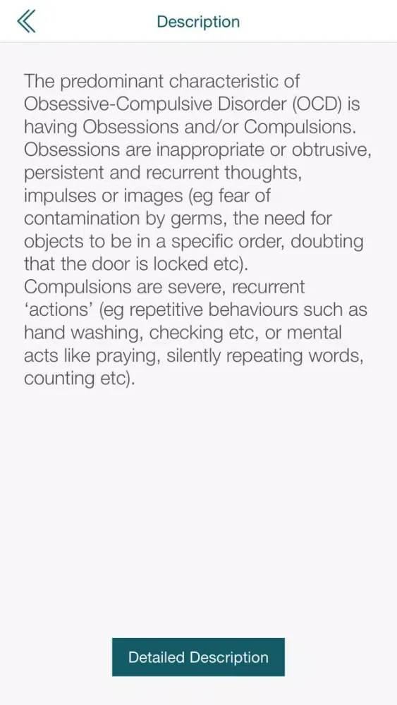 Obsessive Compulsive OCD Test স্ক্রিনশট