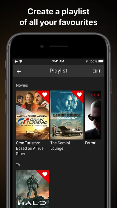 ภาพหน้าจอของ Qantas Entertainment