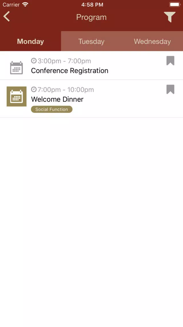Quest 2018 Conference App Screenshots