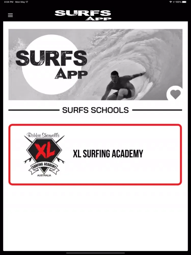 Captures d'écran de Surfs App iPad 