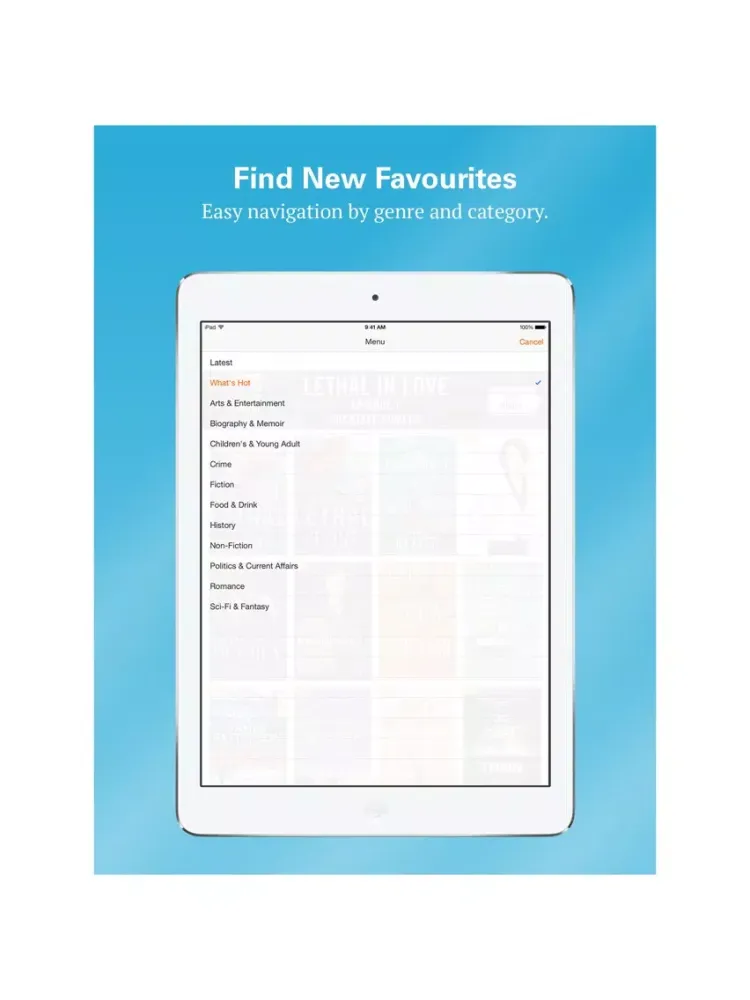 Penguin New Books iPad  स्क्रीनशॉट