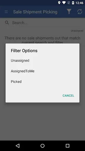 Tangkapan skrin Readysell Mobile